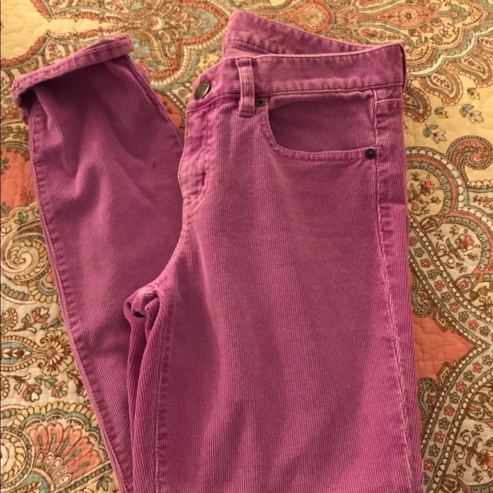 Jcrew corduroy skinny pants